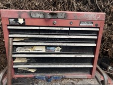 Gloss Red 6 Drawer Lockable